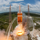 Illustration for article titled These Photos of Worlds Largest Rocket Launch Are Incredible